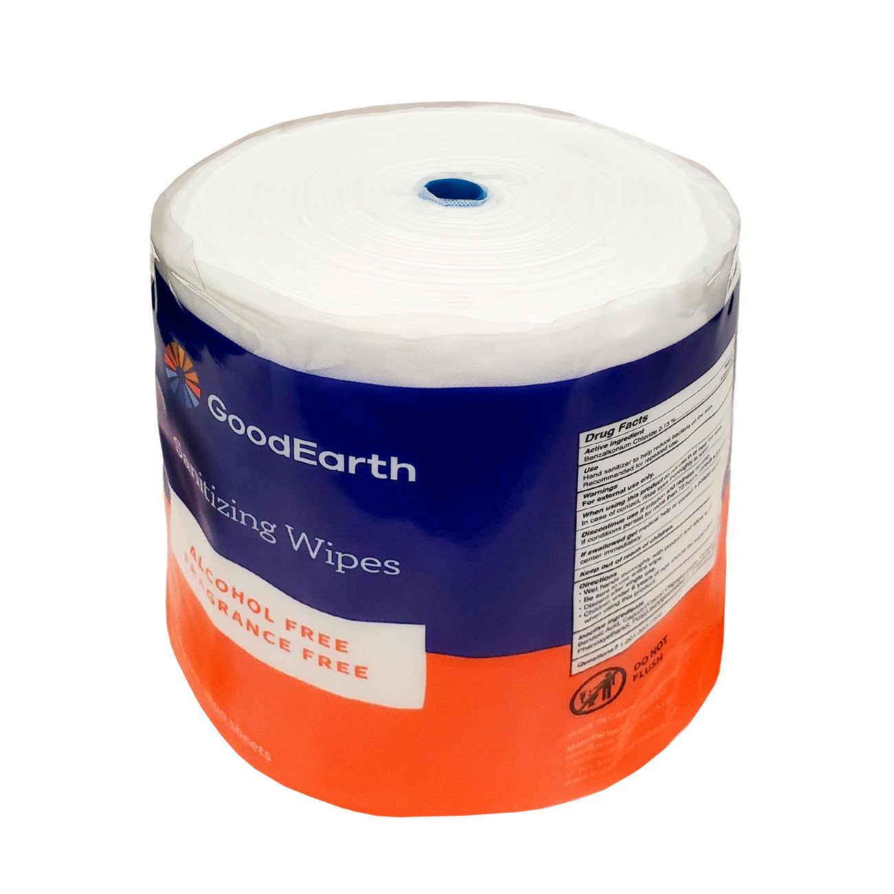 GoodEarth Wipes - 3600 Total Wipes (1800 wipes per roll; 2 rolls per case)