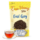 True Honey Earl Grey Tea Bags - Honey Crystals Blended in Every Sachet - Positive Immune Support - All Natural Organic Herbal Caffeinated Tea Bag 24