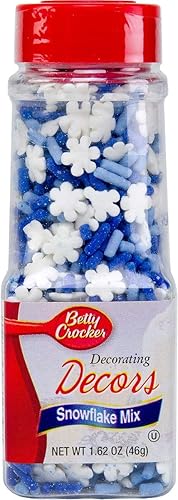Signature Brands Betty Crocker Sprinkles 1.6oz, Snowflake Mix