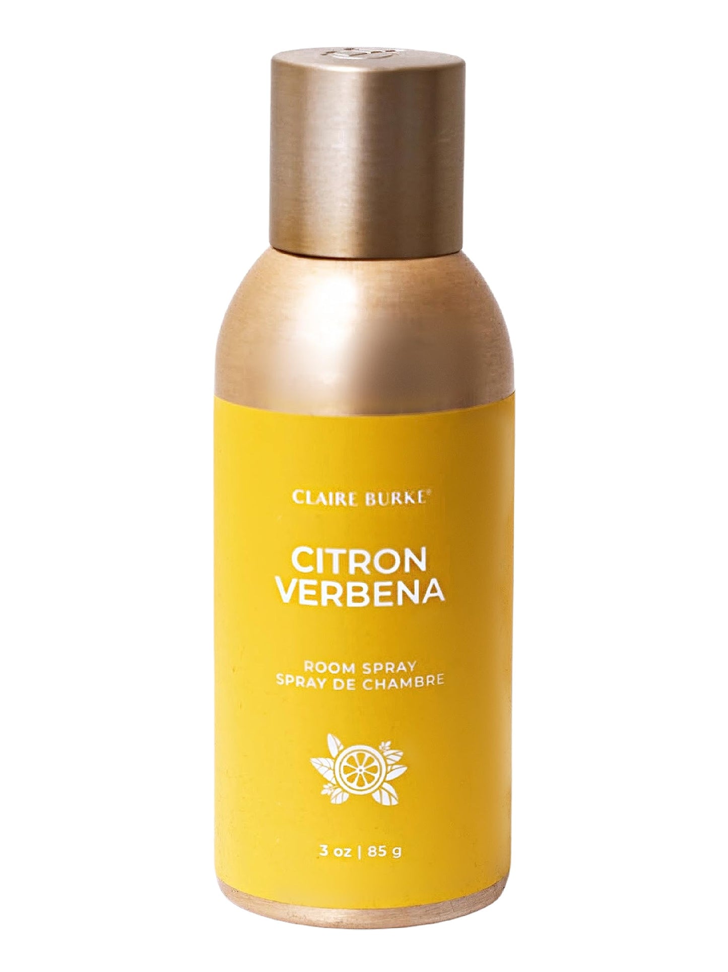 Claire Burke Citron Verbana Scent Room Spray, 3 oz - Fresh Home Fragrance & Air Freshener, Natural Scent Home Fragrance, Long Lasting Natural Air