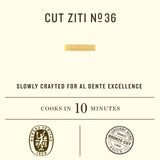 Rummo Cut Ziti Pasta N.36 - Ziti Pasta Noodles, Durum Wheat Pasta, Baked Ziti, Tube Pasta, Dry Italian Pasta - 16 Ounce (Pack of 1)