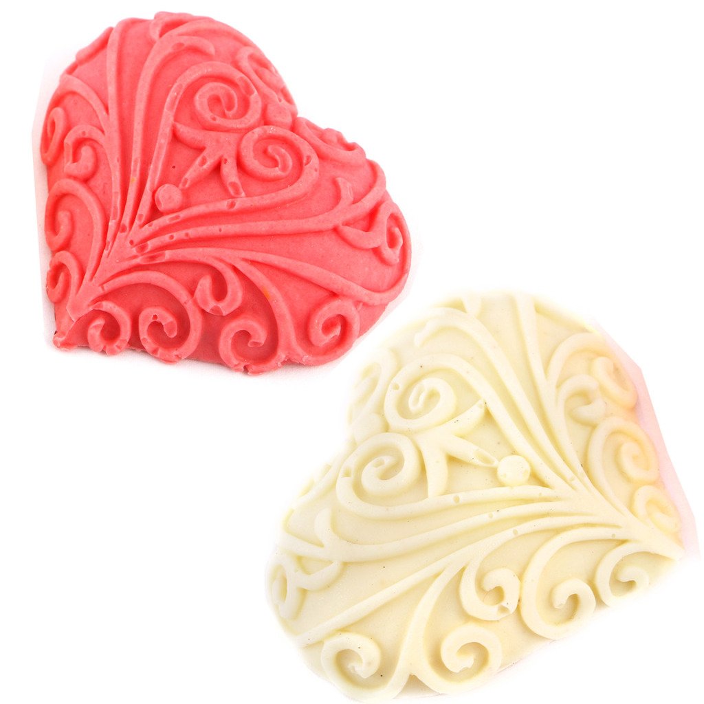 Ghasitaram Gifts Chocolate - Set of 2 Designer Chocolate Hearts