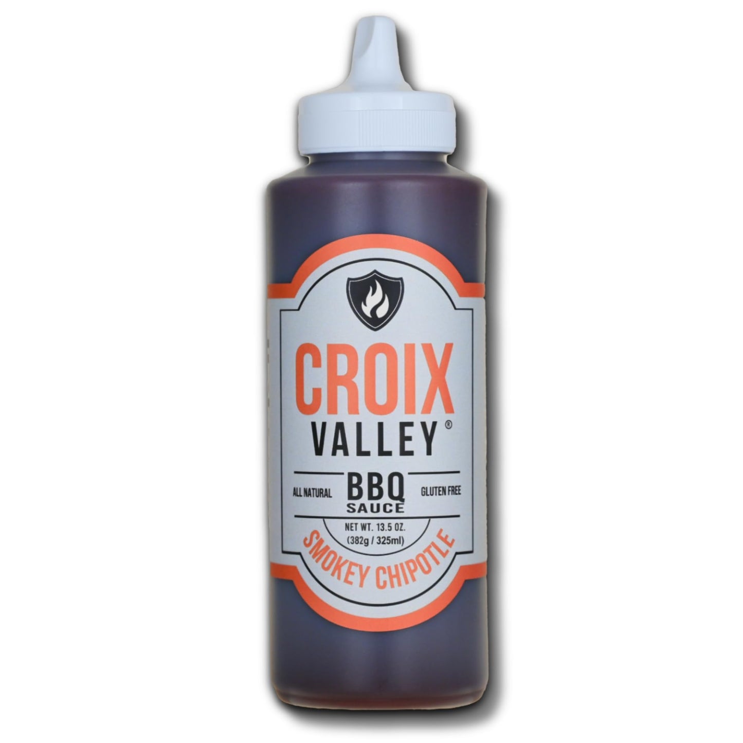 Croix Valley Smokey Chipotle BBQ Sauce - 3 Pack (11 oz Plastic Bottles) - Bold Smokey Chipotle Heat - Gluten-Free, No MSG, No High Fructose Corn Syrup