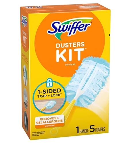 Swiffer Dusters Refill for Cleaning (1 Handle + 5 Refills)