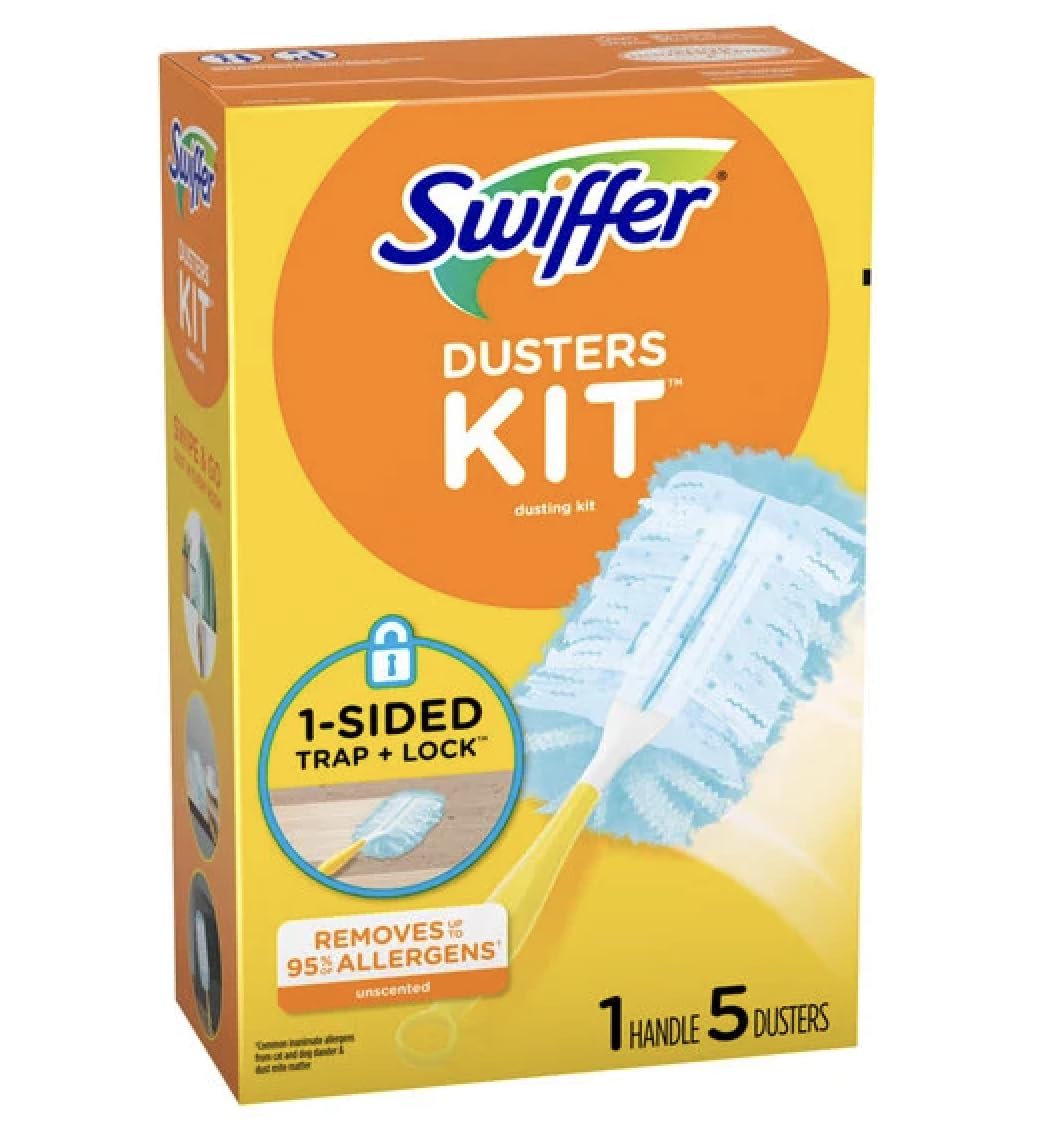 Swiffer Dusters Refill for Cleaning (1 Handle + 5 Refills)