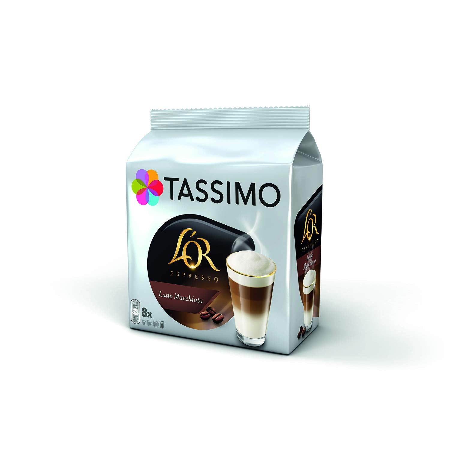 Tassimo 4 Latte Variety Bundle Costa Latte Original + Caramel, Carte Noire Latte Macchiato + Caramel