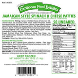 Jamaican Style Patties, Unbaked (Spinach & Cheese, 1 Case)