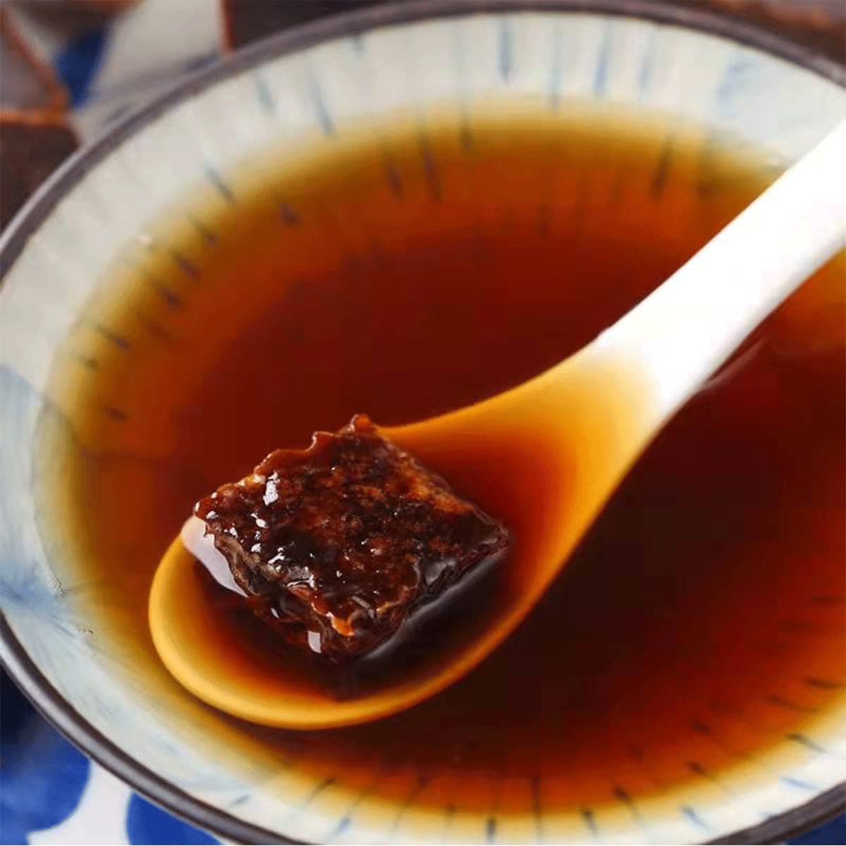 TEAERPKLAE Old Brown Sugar Ginger Tea Individually Packed Brown Sugar Block Yunnan Ginger Soup 7.6 oz/216g