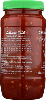 Chili Garlic Sauce - 18oz [6 units] by Huy Fong.
