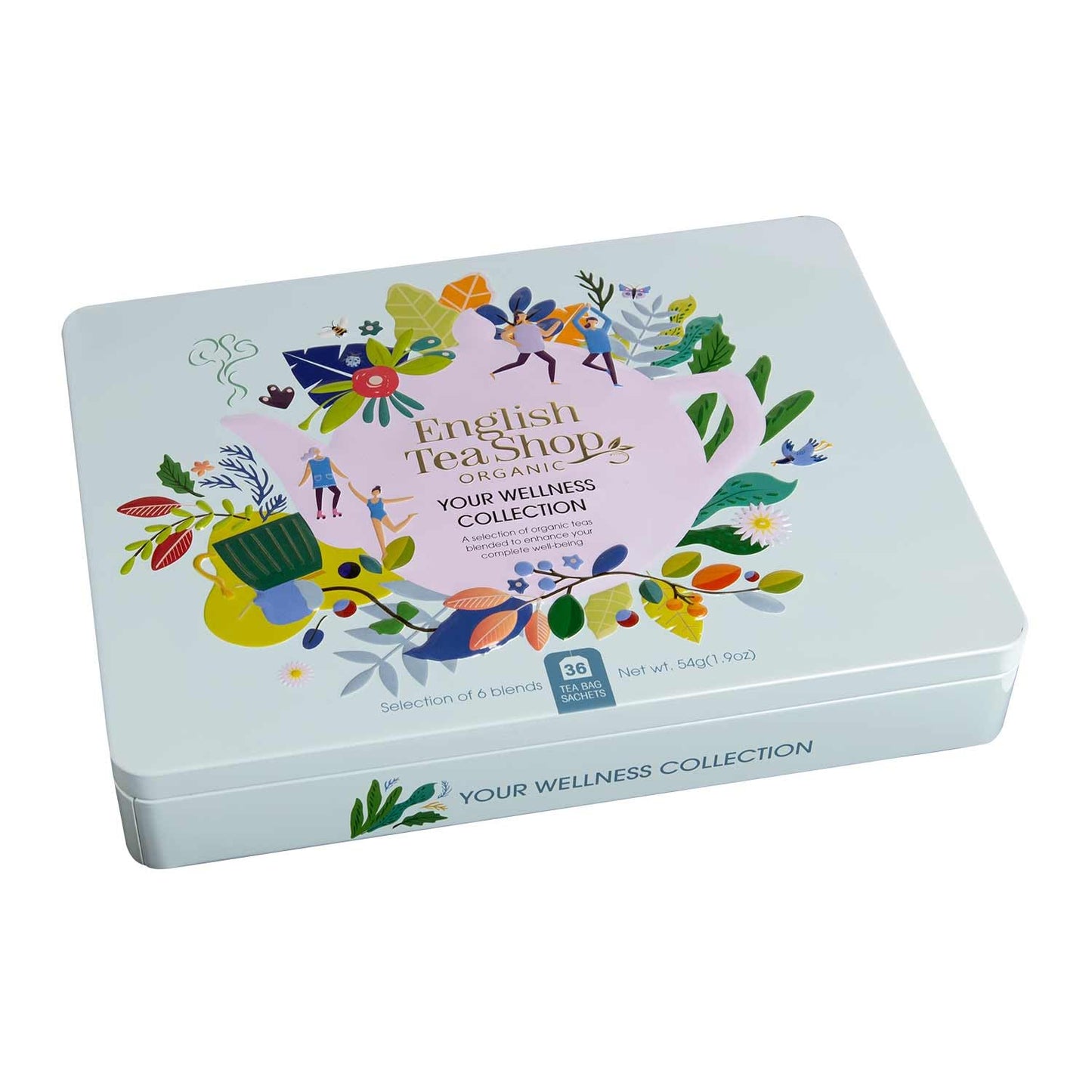 English Tea Shop - Your Wellness Collection- Gift Tin - 36 Tea Bag Sachets, 54g