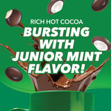 Junior Mints Hot Cocoa Pods, Chocolate Mint Flavor, Compatible with Keurig K-Cup Brewers, 12 Count - Refreshing Mint and Chocolate Delight