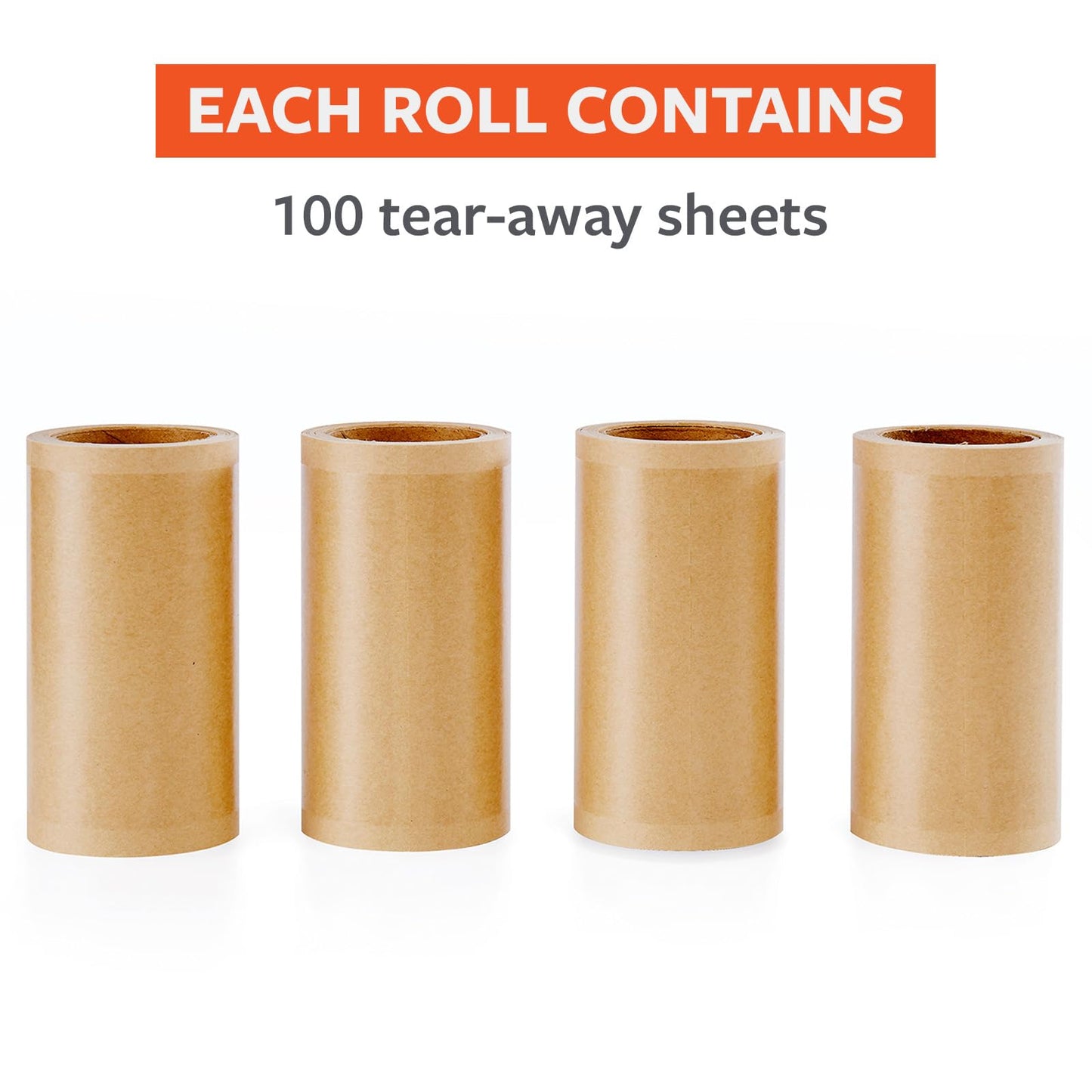 Full Circle Clean Ocean Lint Roller - Refillable & Reusable - Unbleached Sticky Paper - 100 sheets