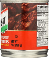 Embasa Chipotle Peppers in Adobo Sauce, 7 oz, Pack of 2