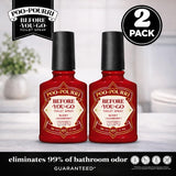 Poo-Pouri Before-You-Go Holiday Toilet Spray, Berry and Bright, 2 Fl Oz Pack of 2 - Cranberry, Cinnamon and Balsam Fir