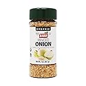 Badia Organic Minced Onion, 2 oz - Dehydrated Onion Flakes for Cooking & Seasoning - Rich, Savory Flavor