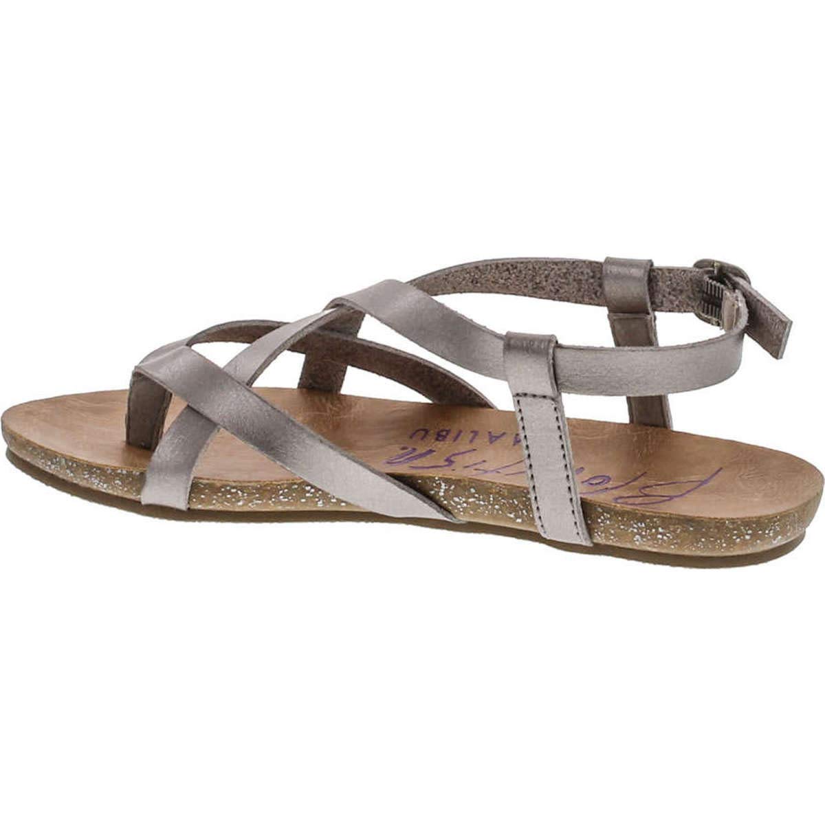 Blowfish Women's Granola Fisherman Sandal,Pearl Pewter Dyecut Pu,6.5