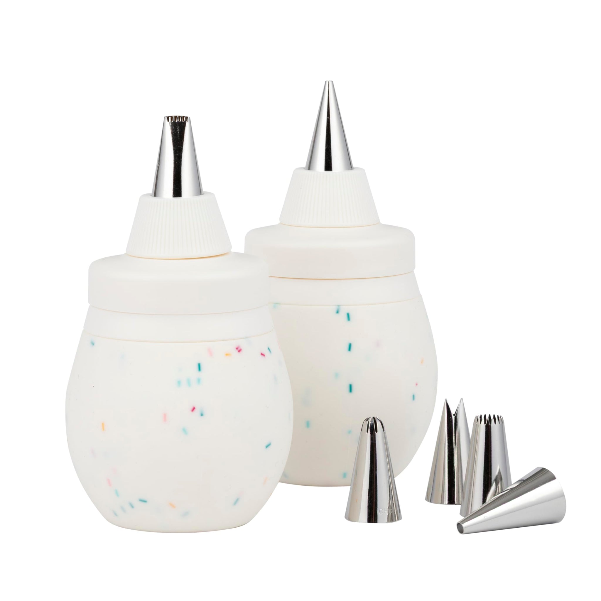 Prepworks by Progressive 8-Piece Frosting Bulb Decorating Kit (Confetti)