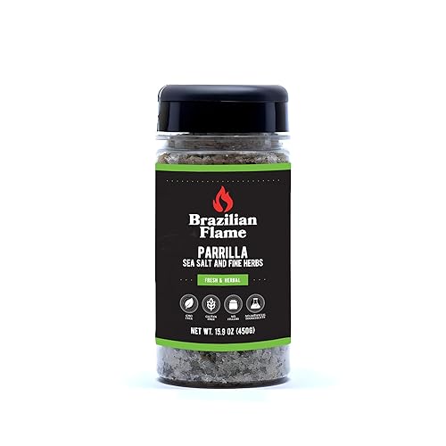 Brazilian Flame Parrilla Seasoning - Parrilla Sea Salt & Fine Herbs - 15.9oz