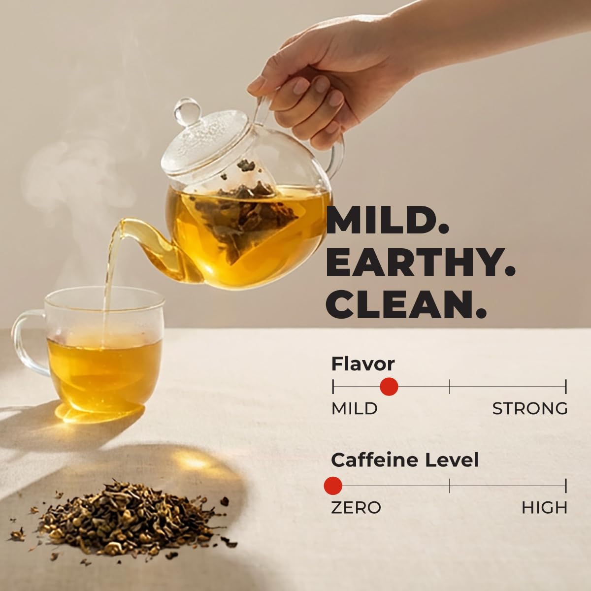 Gya Tea Co Mullein Leaf Tea Bags for Lungs (100 Bags) - Caffeine Free Mullein Herbal Tea for Health & Respiratory Wellness Support - No Additives