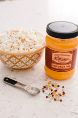 Amish Country Popcorn | 6 lb Baby White, 30 oz Cocounut Oil, 5.5 oz ButterSalt Bundle | Old Fashioned, Non-GMO and Gluten Free (Variety Bundle)