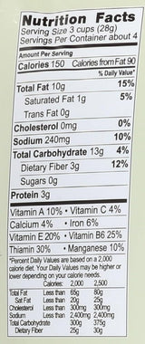 Living Intentions Activated Superfood Popcorn - Case of 12-4 OZ