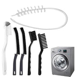 Washing Machine Cleaner Brush Set (6-Pcs) for Front & Top Load Washers - Deep Cleaning Kit for Rubber Seal, Drum, Dispenser, Tight Gaps & Multipurpose