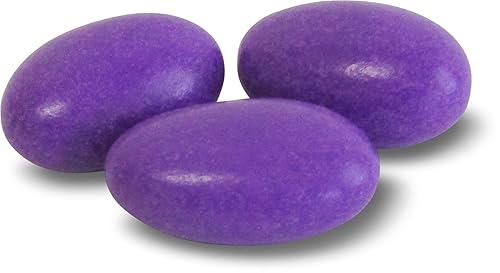 Purple Jordan Almonds by Its Delish, 1 LB Bulk | Sugared Almond Nut with Sweet Hard Candy Coating - Bulk Wedding Favors, Bridal and Baby Showers