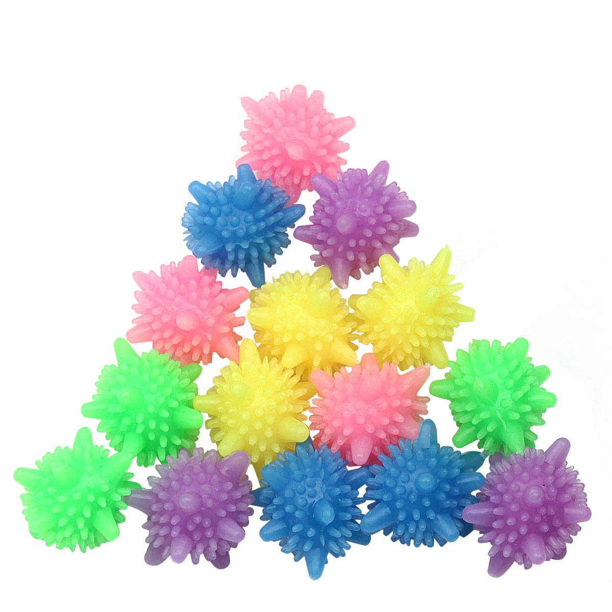 Washer Balls,Reusable Tangle-Free Eco-Friendly Laundry Scrubbing Balls,Solid Colorful Laundry Washing Balls Enhance Your Machine Cleaning Power (15