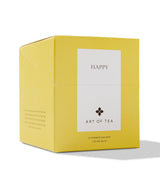 Art of Tea | Organic Happy Tea | Organic Green Tea | 12 Pyramid Tea Bags Sachets