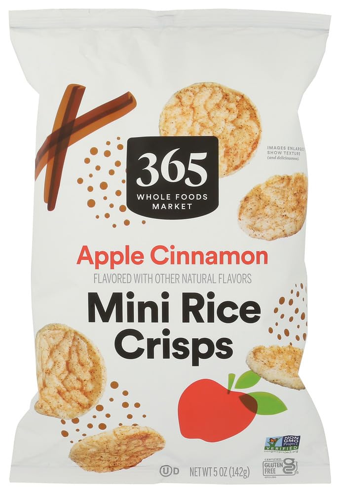 365 By Whole Foods Market Apple Cinnamon Mini Rice Crisp, 5 Ounce