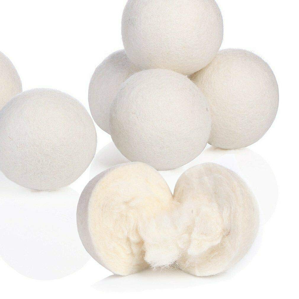 Wool Laundry Dryer Ball by Mili Felt -Reusable Extra Large Premium Natural Fabric Softener, Reduces Clothing Wrinkles, Eco-Friendly ~ Made of 100%