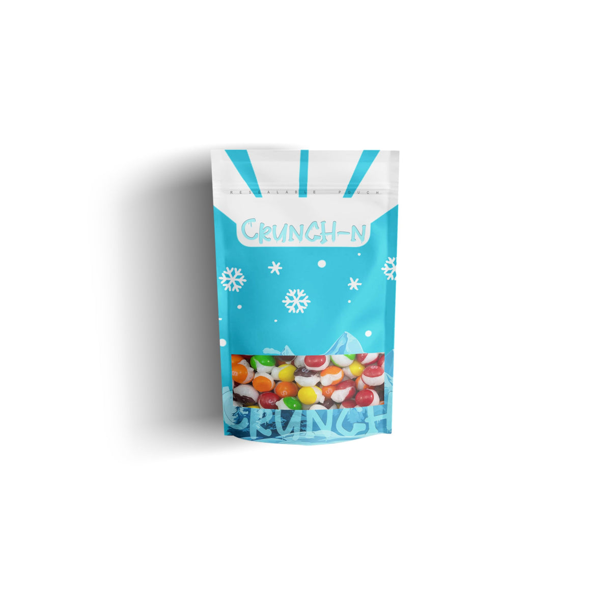 Crunch-N - Freeze Dried Fruity Rainbow Crunch Sweet Candy Snack Bites (5 oz - Medium Size)
