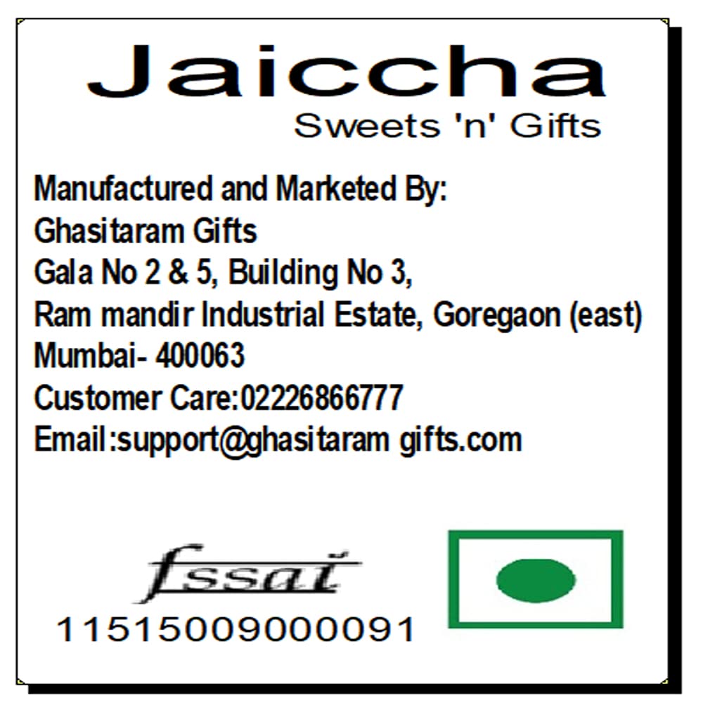 Ghasitaram Gifts Lohri Gifts Assortment of Gud Til Gachak, Khasta Gachak and Gud Revadi 600 GMS