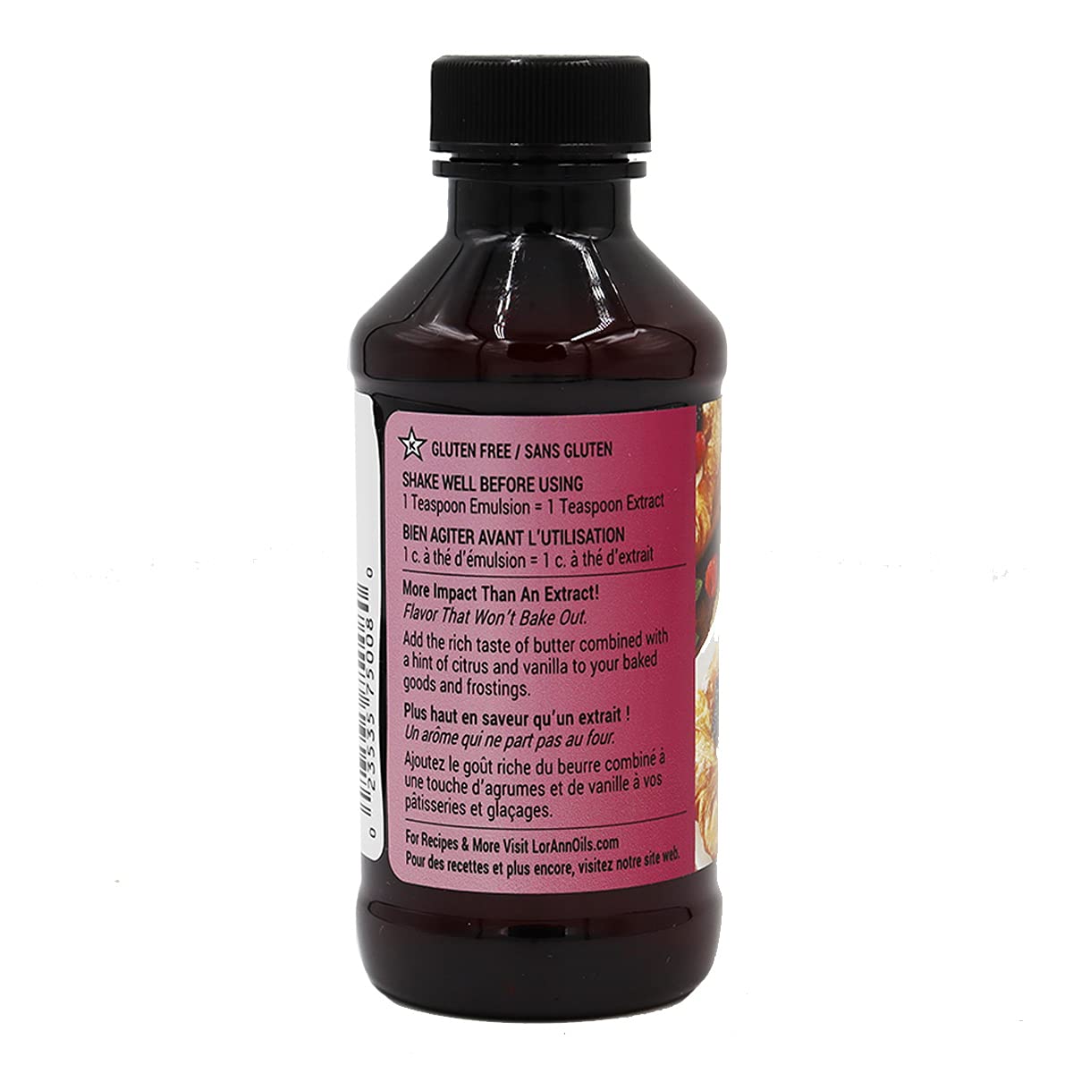Lorann Oils Buttery Sweet Dough Bakery Emulsion: Authentic Sweet Dough Taste, Ideal for Amplifying Sweet Bready Notes in Baked Goods, Gluten-Free