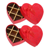 WRITWAA 2pcs Chocolate Box Boxes Chocolate Candy Valentine's Day Cookie Jar Valentine's Day Packaging Accessories Valentines Candy Holder Valentine's