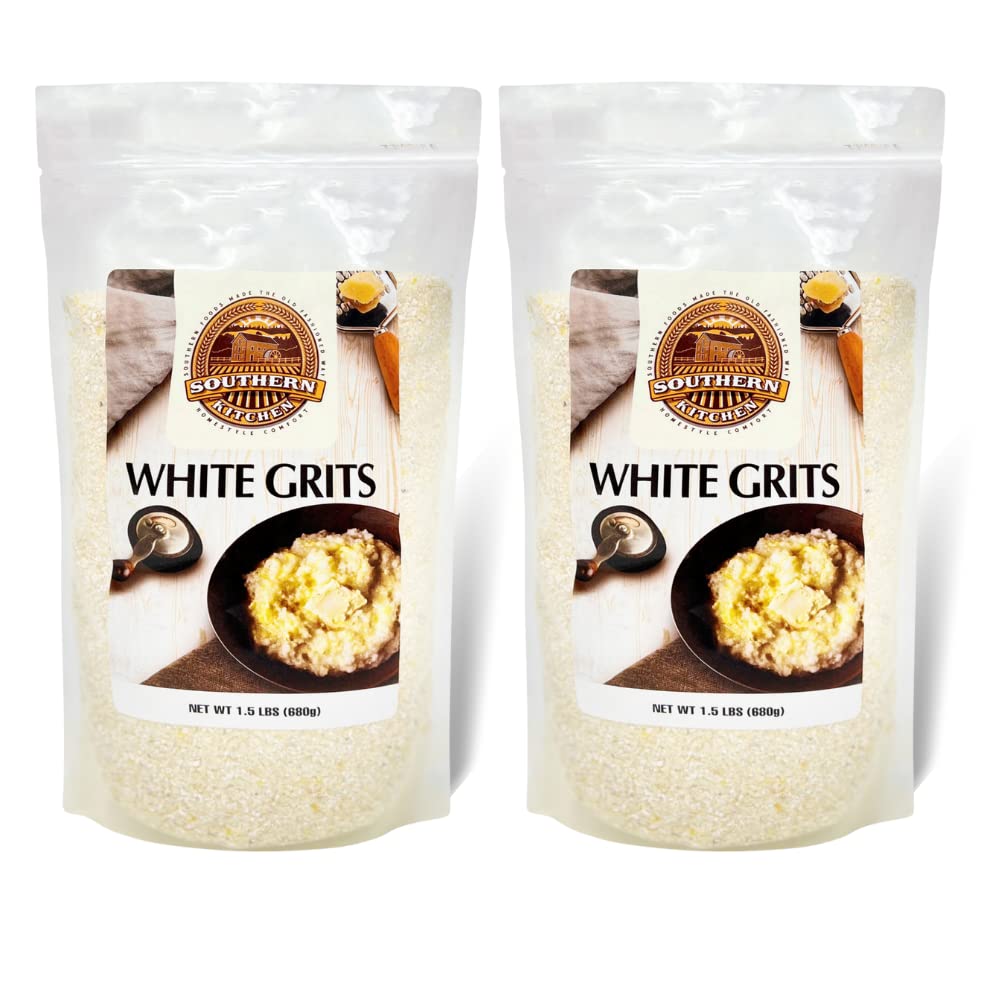 Southern Kitchen Stone Ground Grits (White) (2)