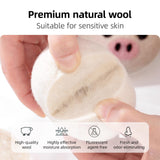 Natural Wool Dryer Balls XL 6-Pack - 100% New Zealand Wool, Reusable Eco-Friendly Fabric Softener, Reduces Wrinkles, Static & Drying Time