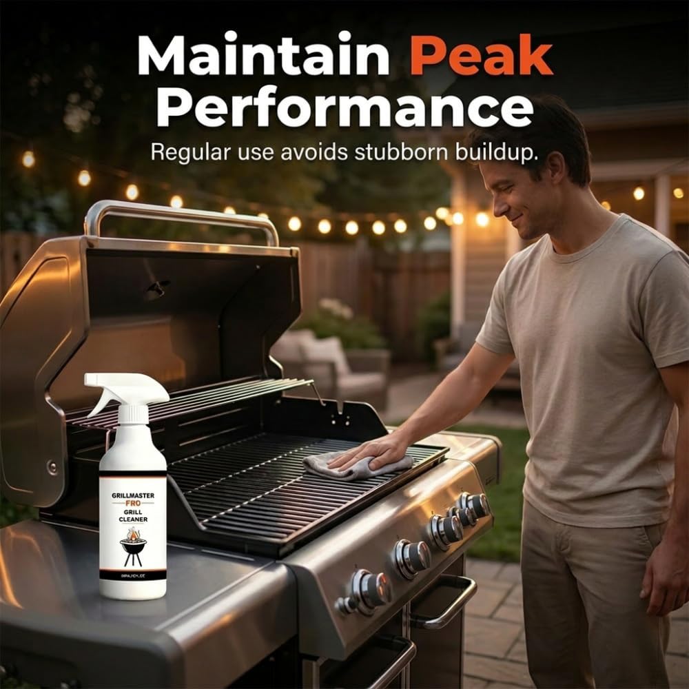 SundownAura Fast-Acting Heavy-Duty Grill Degreaser Spray, 2026 New bbq grill cleaner and degreaser smoky stains degreaser For Outdoor BBQ Cleaner