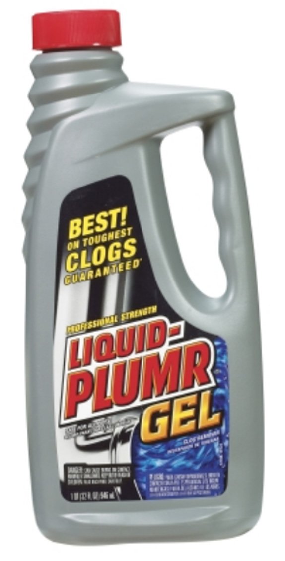 Liquid-Plumr 00243 Professional Strength Drain Opener, 32 fl oz Bottle
