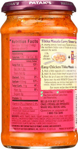 Patak's Tikka Masala Curry Cooking Sauce