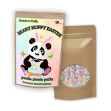 Beary Hoppy Easter Marshmallows Panda Lovers Cute Gifts Easter Basket Filler Premium Pastel Mallows Bear Gift for Kids Butterflies