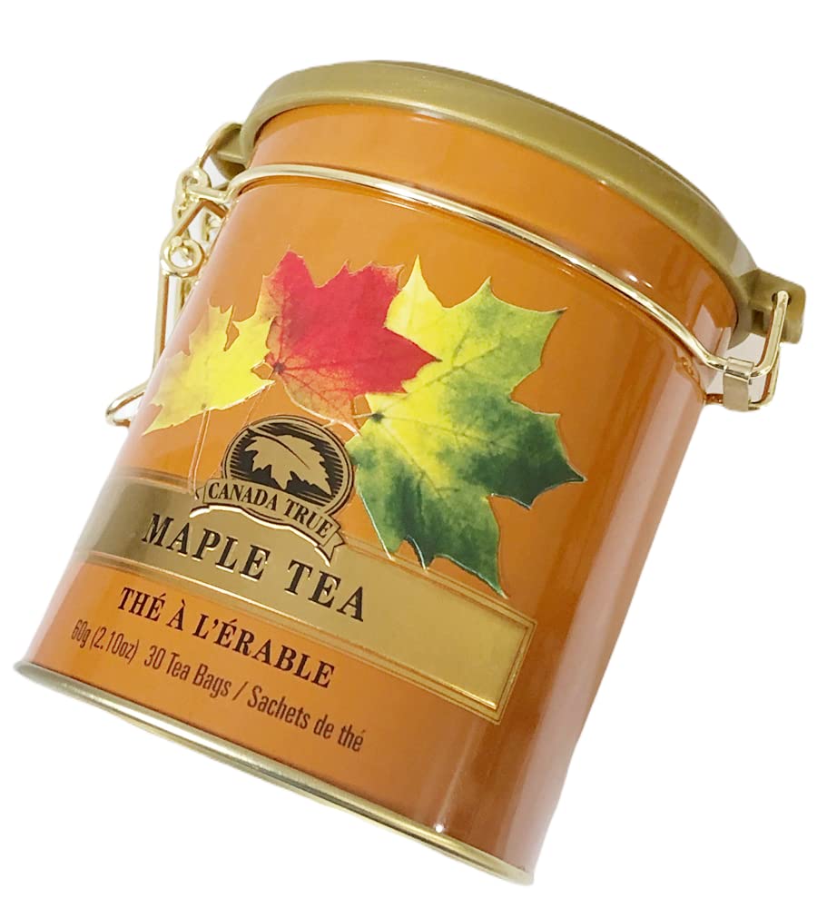 CANADA TRUE premium Ceylon Black Tea -30 Tea Bags 60g Can Package (Maple Tea)