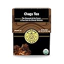Buddha Teas - Chaga Tea - Organic Herbal Tea - For Cognitive Balance & Overall Health - With Chaga Mushroom, Antioxidants & B Vitamins - Caffeine Free