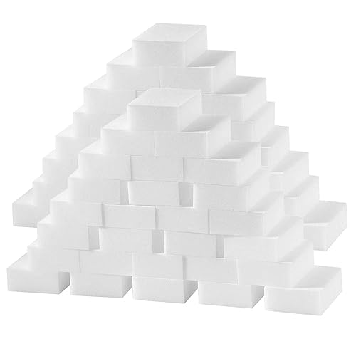 Extra Large Eraser Sponge,50 Pack Extra Thick, Long Lasting, Multi-Purpose Scrubber Foam Cleaning Pads,Magic Sponge Eraser Sponge for Bathtub, Floor