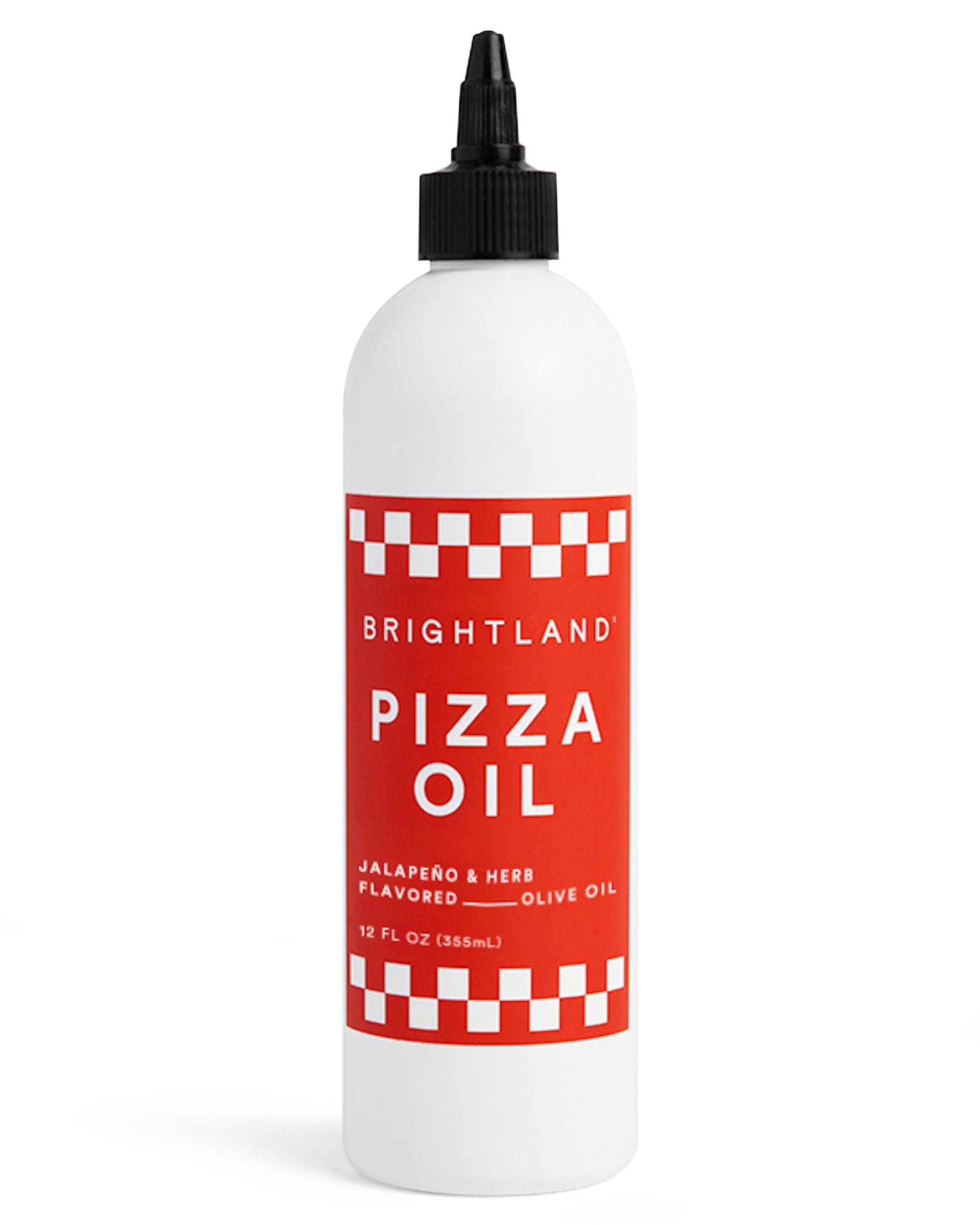 Brightland Pizza Oil with Extra Virgin Infused Olive Oil - Herbaceous Oil for Dipping & Dressing - Premium Jalapeño & Herb Flavor Cold-Pressed Oil