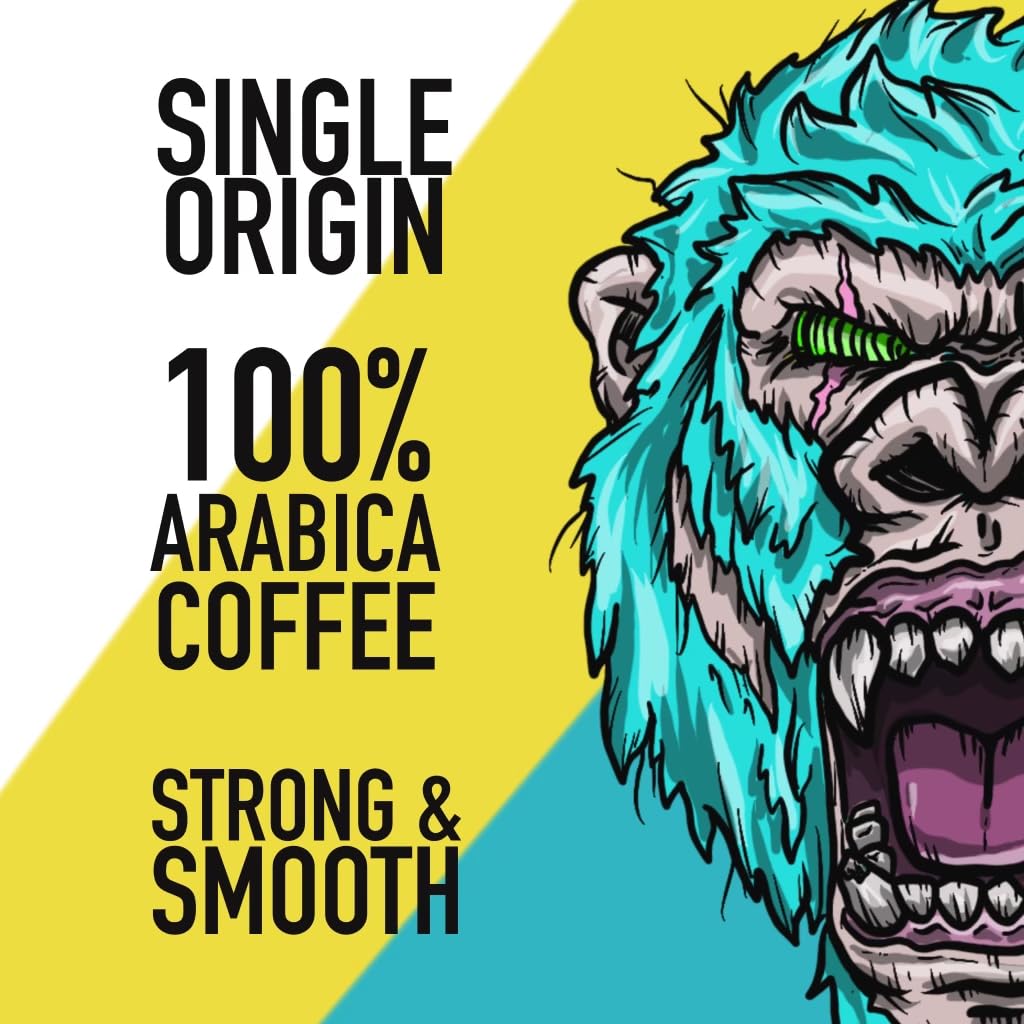 Cardiac Attack Coffee Co. - Dark Roast Coffee, High Caffeine Arabica Coffee Beans, Smooth Flavor, Fresh Roasted Gourmet Coffee, Single Origin