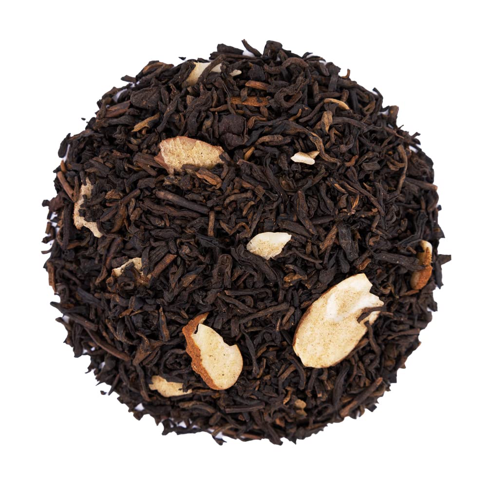 The Whistling Kettle Scottish Caramel Pu-erh Tea - Organic Sweet Earthy Pu-erh Tea with Caramel and Cream- 4oz (80 servings)