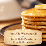 New Hope Mills Original Protein Pancake & Waffle Mix, Non-GMO, 18g Protein, Kosher, Easy Breakfast Mix, 16 oz