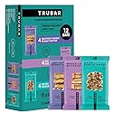 TRUBAR Vegan Protein Bar Variety Pack, Assorted Flavors, Peanut Butter, Macchiato, Cookie Dough, Gluten Free, Vegan Protein Snacks, 12G Plant-Based