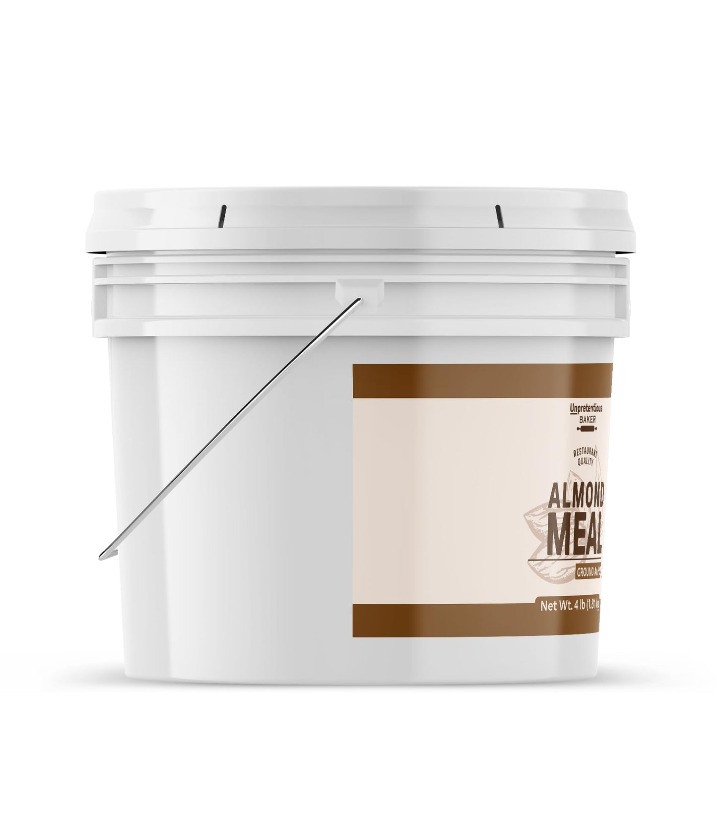 Unpretentious Almond Meal, 1 Gallon, Breading Replacement, Great for Rubs, Breads & Baked Goods